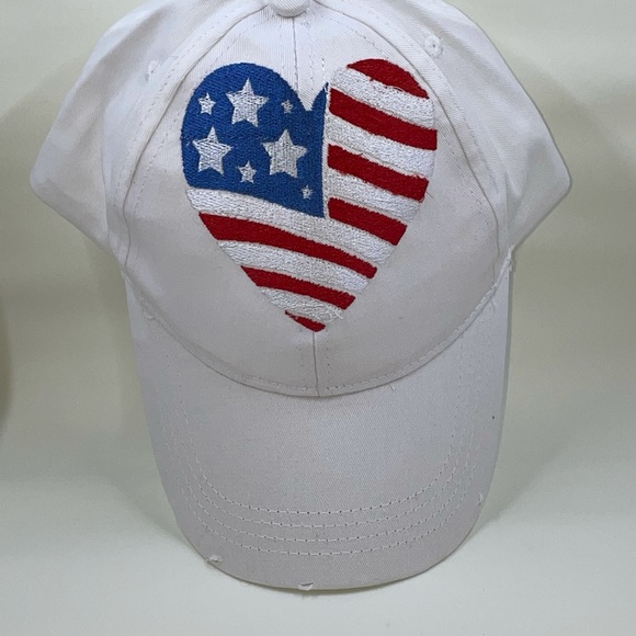 Unisex American 🇺🇸 heart truckers hat - Picture 3 of 9
